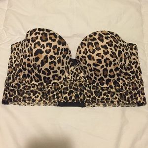 Pink by Victoria's Secret Leopard Bustier
