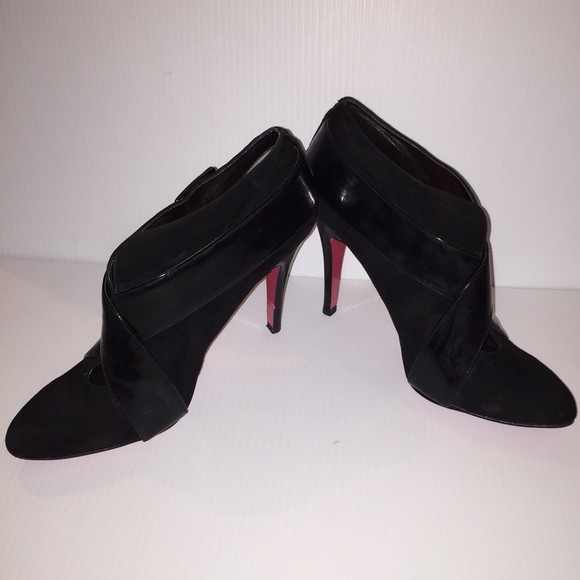 Buckle Bootie with Pink Soles - Picture 2 of 4