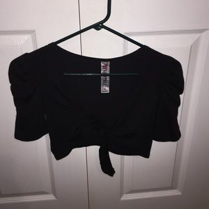 Black have long sleeve dress cover for kids.