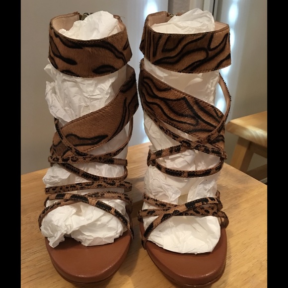 Strappy animal print SOLD ON ANOTHER SITE