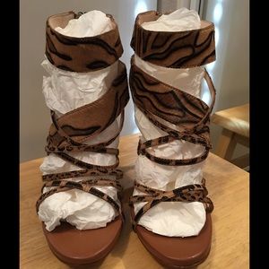 Strappy animal print SOLD ON ANOTHER SITE