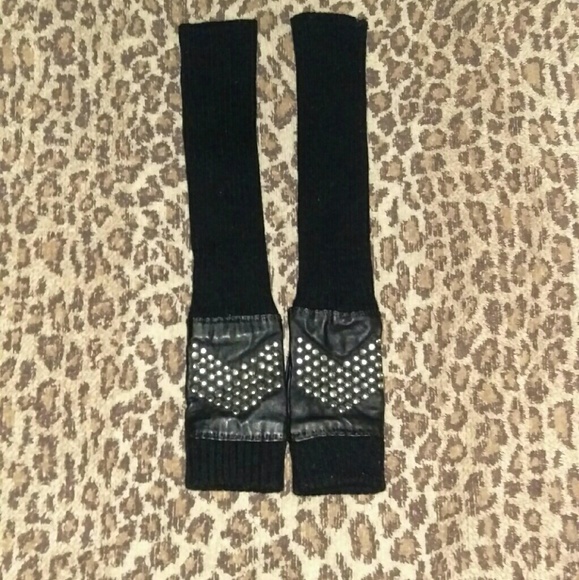bebe Accessories - NEW w/o tag!  Bebe leather studded arm warmers