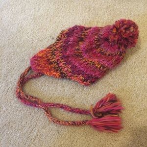 Pink Pom Pom beanie