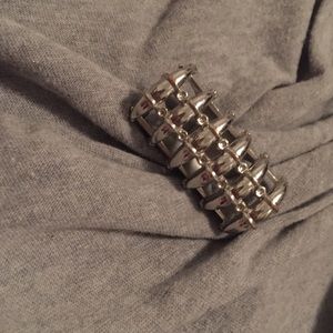 Nastygal.com silver cage ring