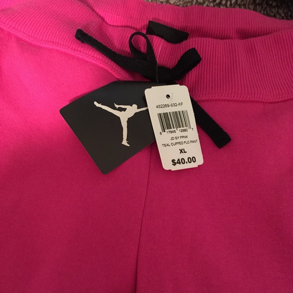 Pink Jordan Joggers-XL juniors