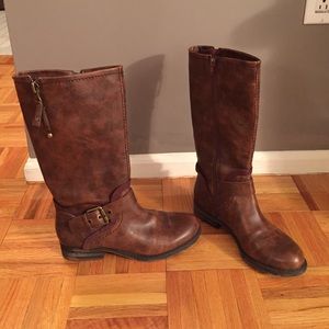 Naturalizer Balada Mid-Shaft Brown Riding Boot