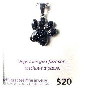 Paw necklace...PRICE DROP!!! LOWEST PRICE!! $5