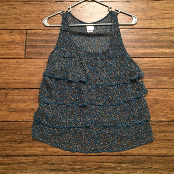 Mossimo Supply Co. Tops - Sheer ruffle tank