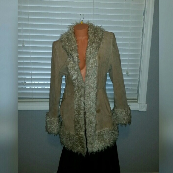 *** SOLD ***Suede coat
