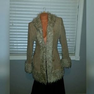 *** SOLD ***Suede coat