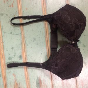 Black Lace Victoria's Secret Push-up Bra