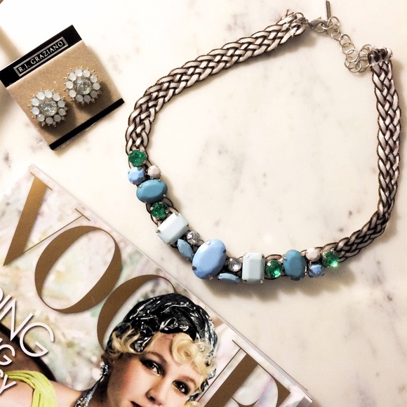 Jewelmint Jewelry - Blue Gem JewelMint Statement Necklace