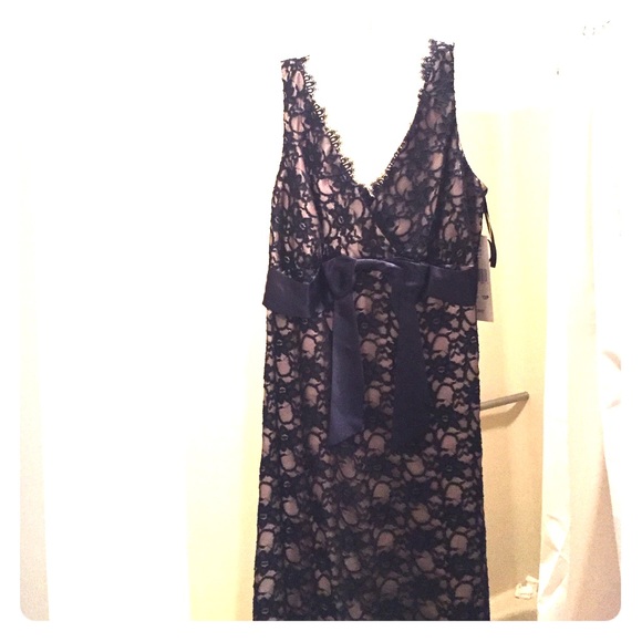 SALE - NWT Dark Navy Blue Lace Dress