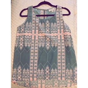 Olive and Oak sleeveless blouse.