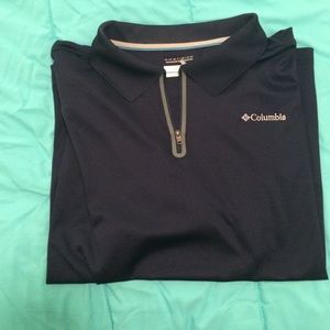 Men's Columbia dry wick golf shirt