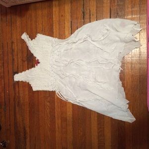 Beautiful flowing white shirt!