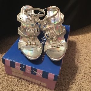 Silver heels