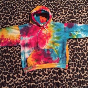 Rainbow Tie Dye Hoodie