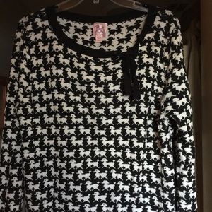 Retro vintage Poodle sweater