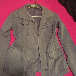 Faded blue jacket (blu-ish, grey-ish)