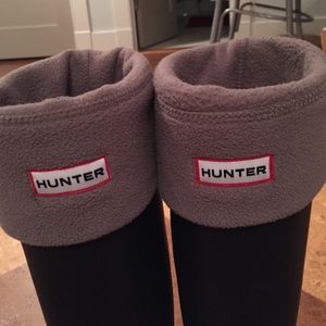 tall gray hunter boot socks