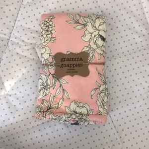 Handmade Burp Cloth Girl