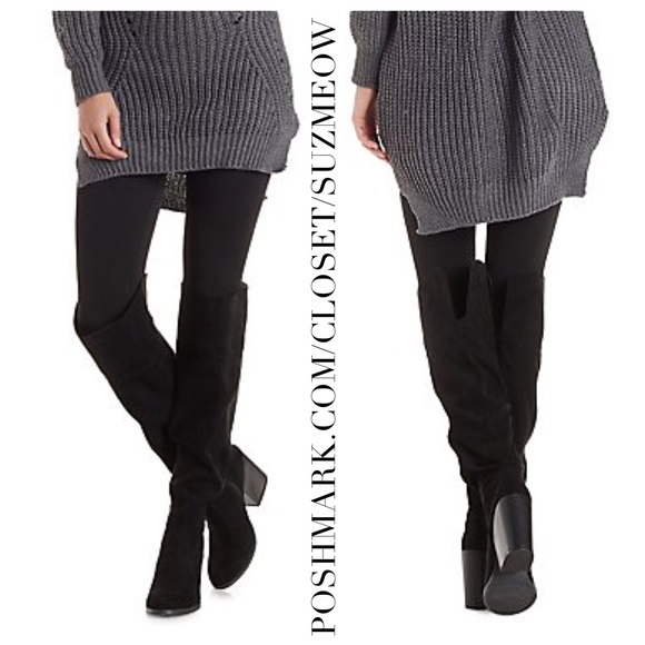 Super soft Black Fleece Leggings • OSFM - Picture 3 of 3