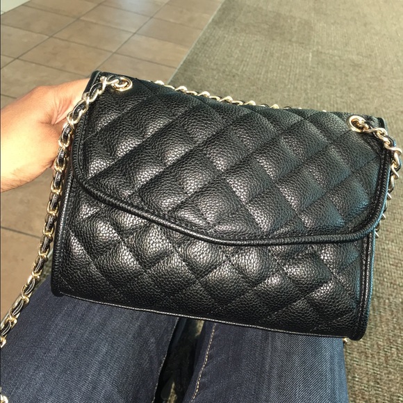 Forever 21 Quilted Black Crossbody