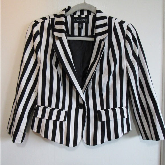 Forever 21 Striped Blazer
