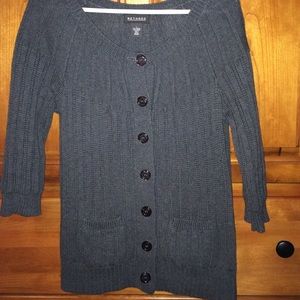 Methode grey button up sweater