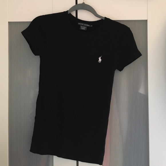 Ralph Lauren black basic logo t-shirt