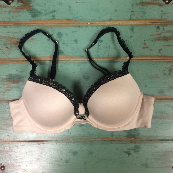 Aerie Lexi Bra Pink and Black 34C