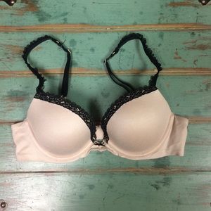 Aerie Lexi Bra Pink and Black 34C