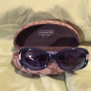 Coach UK blue sunglasses