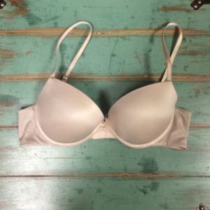 Nude Aerie Ella Gel Push Up Bra 34C