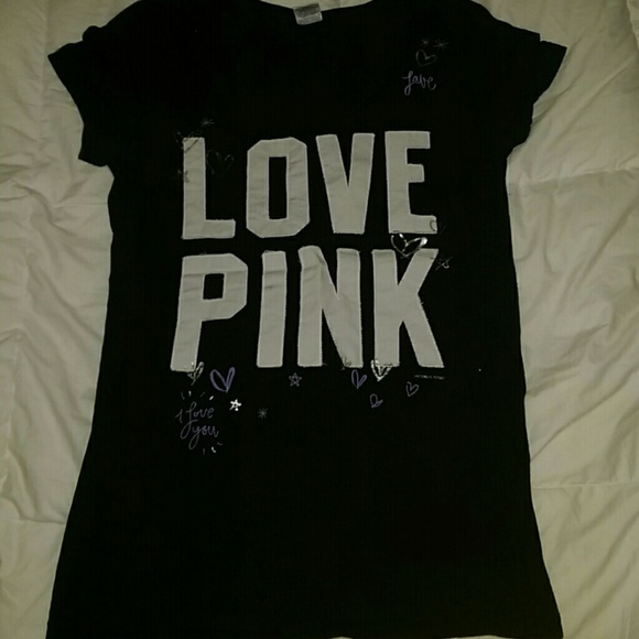 Black pink top