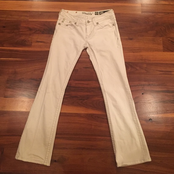 Miss Me Brand White Jeans