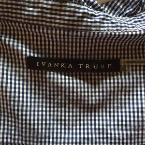 Ivanka Trump Gingham Button Down