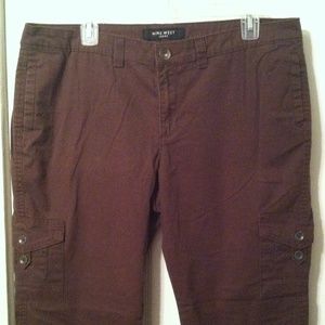 ❗️Nine West Jeans, brown cargo, 14/31 average