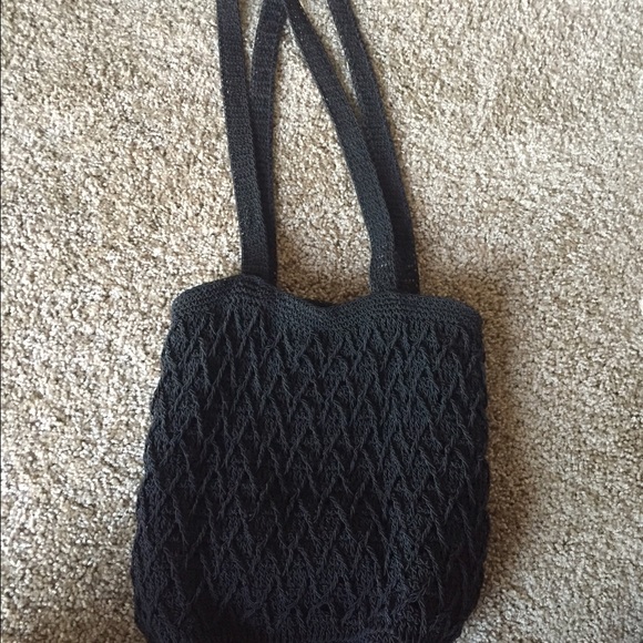 Crochet Shoulder Hobo Bag - Picture 1 of 2