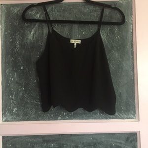 scallop crop top