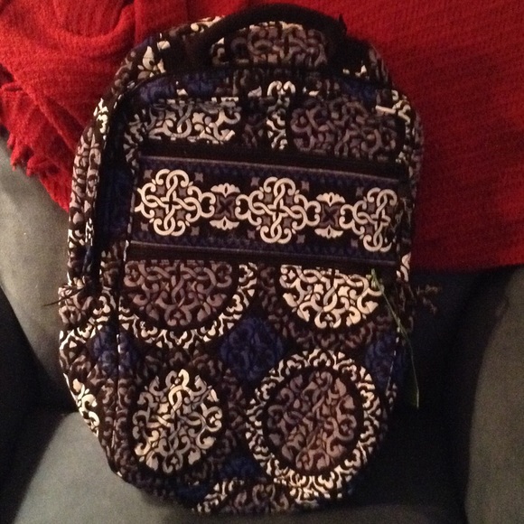 Vera Bradley tech backpack canterberry cobalt
