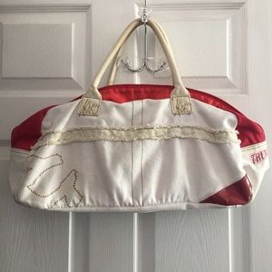 True religion fabric duffel