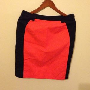 Sexy color block pencil skirt