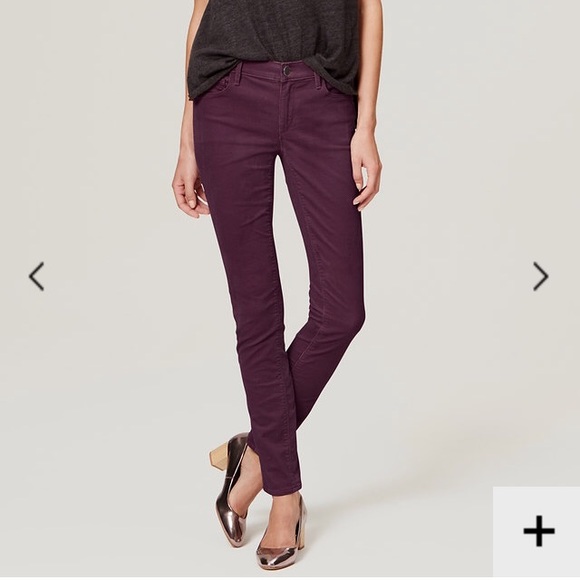 loft skinny cords