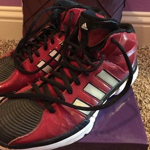 Adidas Red Women's Basketball Shoes!