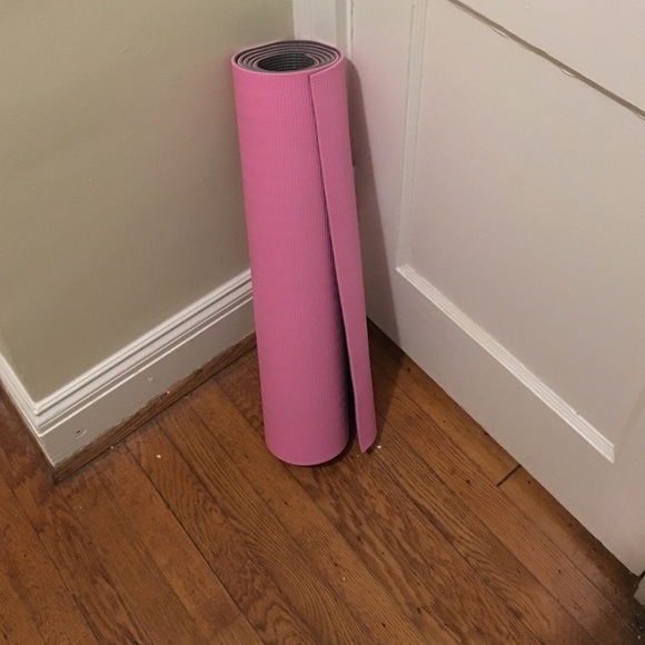 Yoga Mat reversible Pink/grey