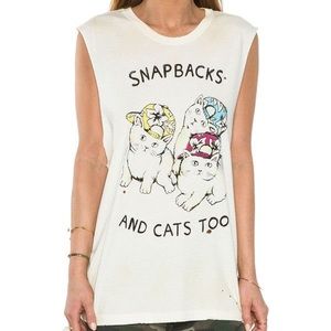 UNIF Snapbacks and Cats Too Tank in cream