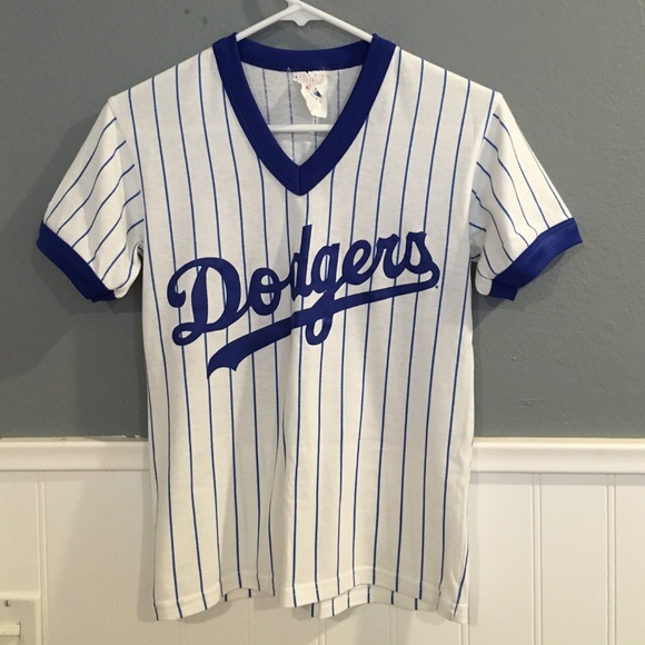 dodgers striped jersey