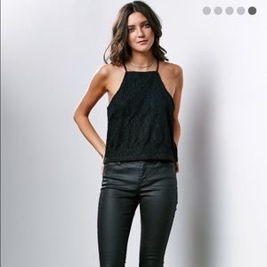 Lace Goddess Neck Tank